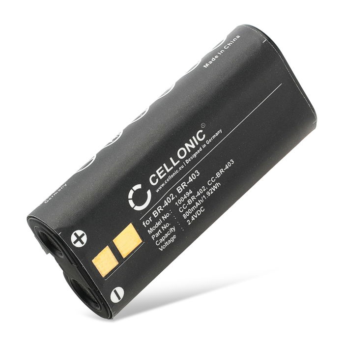 Battery for Olympus DS 4000, DS 3300, DS 2300, DS 5000, BR402, BR403 BR-402, BR-403 (800mAh, 2.4V) from CELLONIC