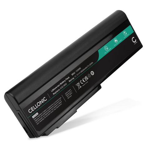 Battery for ASUS G50V; Lamborghini VX5; M50V; M50s; M513; X55S; X64J (6600mAh, 11.1V) from CELLONIC