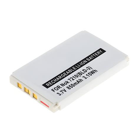 Battery for Nokia 7210; 3200; 6610; 3300; 2100; 6610i; 6220 BLD-3 (850mAh, 3.7V) from subtel