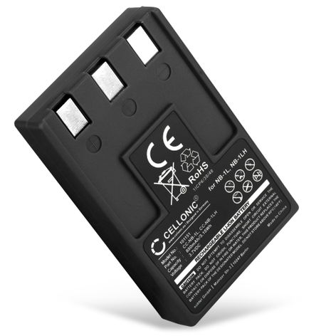 Battery for Canon Digital IXUS, IXUS 400, IXUS 500, IXUS 300 (850mAh, 3.7V) from CELLONIC