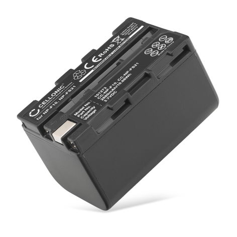 Battery for Sony DCR-PC1; DCR-PC1E; DCR-PC2; DCR-PC2E; DCR-PC3 NP-F10, -F20, NP-FS21, -FS33 (2800mAh, 3.7V) from CELLONIC