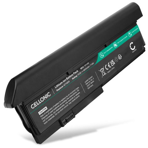 Battery for Lenovo ThinkPad X200, X201, X201i, X201s, X200s 42T4835 (6600mAh, 10.8V) from CELLONIC