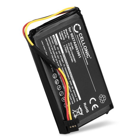 Battery for TomTom 4EM0.001.01; XL IQ Routes™ 6027A0093901 (1100mAh, 3.7V) from CELLONIC