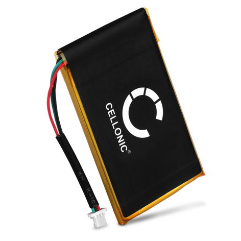 Battery for Garmin Nüvi 270, 200, 205, 200w, 250, 205T, 250w, 260, 260w, 205W, 255 (1250mAh, 3.7V) from CELLONIC