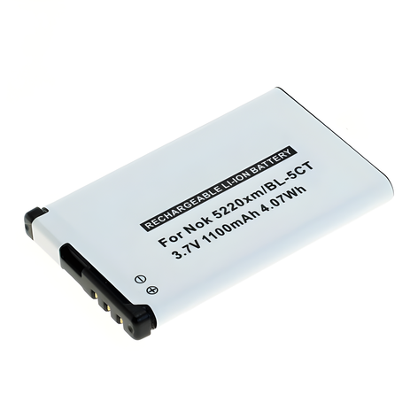 Battery for Nokia 6303i classic; E5; 3720 classic BL-5CT (1100mAh, 3.7V) from CELLONIC