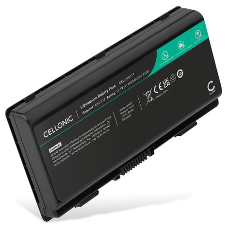 Battery for ASUS T12C; T12Eg; T12Er; T12M; X51C; X51H; X51RL A32-X51 / A32-T12 (4400mAh, 11.1V) from CELLONIC