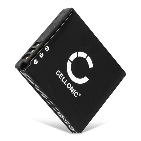 Battery for Ricoh R10; R8; Caplio R7, R6; CX1; CX2 Leica BP-DC6 (1050mAh, 3.7V) from CELLONIC