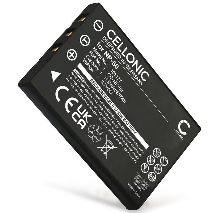 Battery for Kodak Easyshare DX6490 Easyshare DX7590 Z7590 P880 P850 Z760 LS633 Z730 P850 1180mAh from CELLONIC