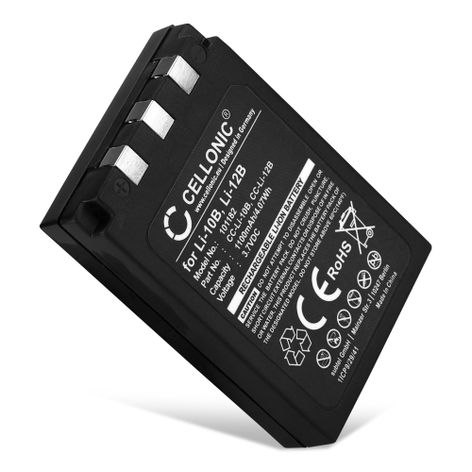 Battery for Sanyo VPC-AZ3; VPC-MZ3; Xact DSC-J1; Xacti DSC-AZ3 DB-L10 (1100mAh, 3.7V) from CELLONIC
