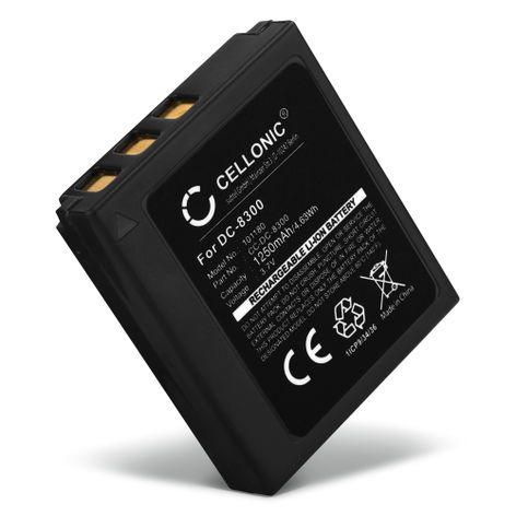 Battery for Maginon DC-8300; DC-8600; DC-X; DC-XZ6 DS-8330 02491-0028-01 (1250mAh, 3.7V) from CELLONIC