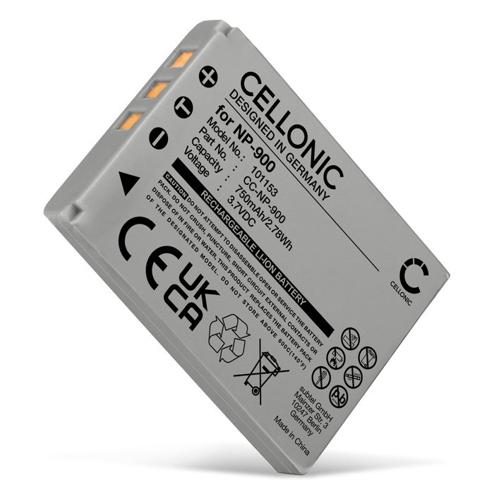 Battery for BenQ DC C500, DC E720, DC E820, DC E53, DC E43, DC C700 BenQ NP-900 750mAh from CELLONIC