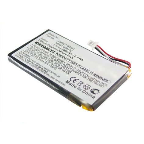 Battery for Sony PRS-600; PRS-600/BC A98927554931, A98941654402 (800mAh, 3.7V) from subtel