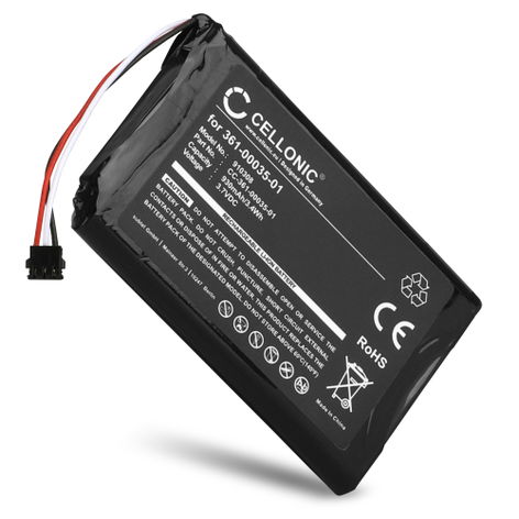 Battery for Garmin Drive Assist 51, 50, 50LMT; nüvi 2595LMT, 2595LM (930mAh, 3.7V) from CELLONIC