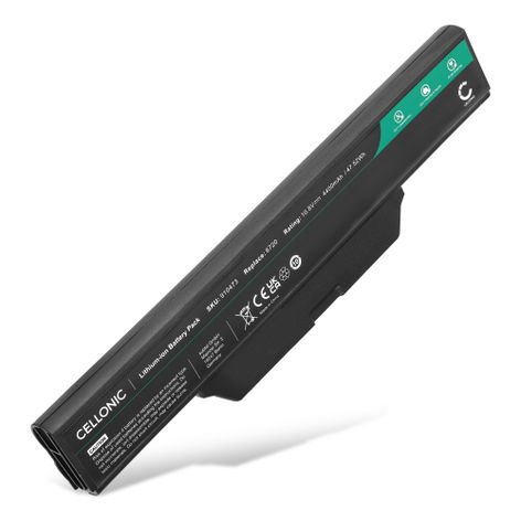 Battery for HP Compaq 6720s, 6730s, 6735s, 6820s, 6830s; 550; 515; 610 (4400mAh, 10.8V) from CELLONIC
