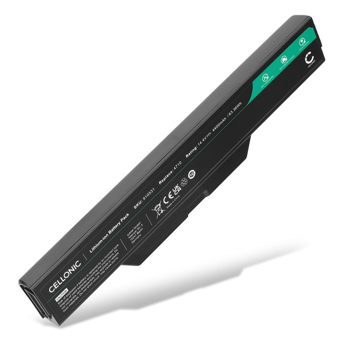 Battery for HP ProBook 4710s, 4510s, 4720s, 4515s, HP ZZ06, ZZ08, ZZ09 14.4V 4400mAh from CELLONIC