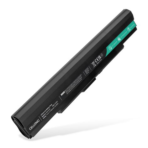Battery for ASUS Pro33S; U30J; U30S; U35F; U35J; U35JC; UL30A (4400mAh, 14.4V) from CELLONIC