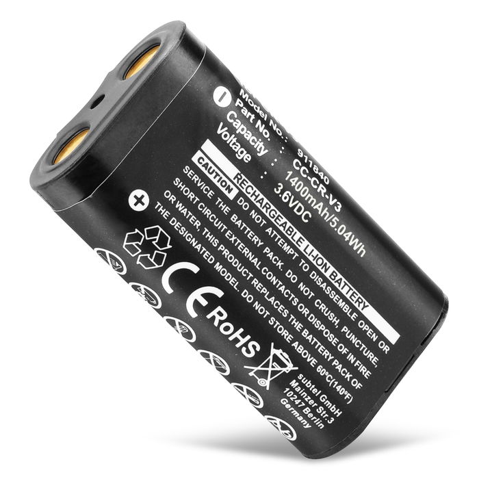 Battery for Sigma SD10, SD9 CR-V3 (1400mAh, 3.6V) from CELLONIC