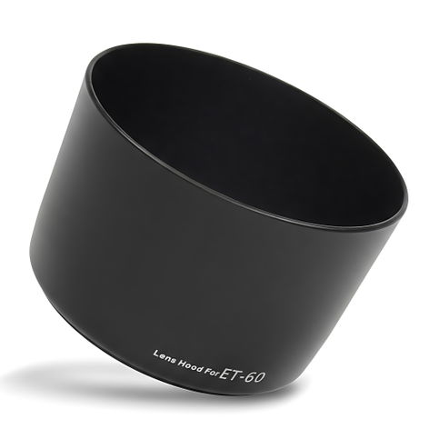 Telephoto Lens Hood ET-60 – Cylindrical / Round, Plastic, Bayonet from CELLONIC – Canon EF 75-300mm 1:4-5.6 II USM, f/4-5.6 III