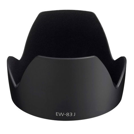 Lens Hood EW-83J – Flower / Tulip / Petal, Plastic, Bayonet from CELLONIC – Canon EF-S 17-55mm f/2.8 IS USM