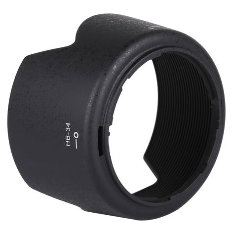 Lens Hood HB-34 – Flower / Tulip / Petal, Plastic, Bayonet from CELLONIC – Nikon AF-S DX Nikkor 55-200 mm f/4-5.6G ED