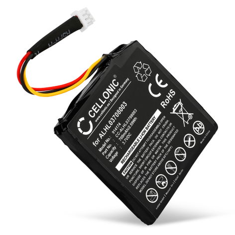 Battery for TomTom Start 25, 20; Star 25, 20; 4EN52; 4EN42 1ICP6/34/36 AHA11108001 ALHL03708003 Quanta VF3k (700mAh, 3.7V) from CELLONIC