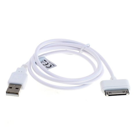 30 Pin Dock Connector to USB A Data Cable 1m for Apple iPhone 1, 4, 3GS, 4S, 3G MA591G from subtel