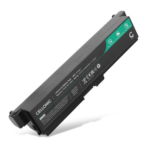 Battery for Toshiba Satellite C660, L750, Pro C660, A660, A665, C640 (6600mAh, 10.8V) from CELLONIC