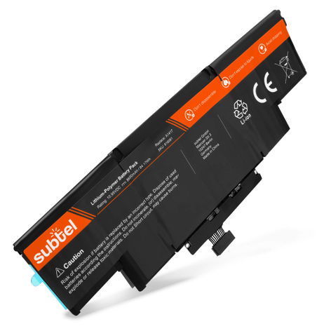Battery for Apple MC975LL/A; MC976LL/A; MD831LL/A; ME664LL/A A1417 (8600mAh, 10.95V) from subtel