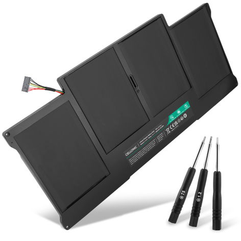 Battery for Apple MacBook Air 13 - A1369, A1369 - Late 2010 A1369 / A1377 (4800mAh, 7.6V) + Tool-kit from CELLONIC