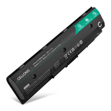 Battery for HP ENVY 17t-J, 15-J, 15-Q, 15t-J, 15t-Q, 15z-J PI06 (4400mAh, 10.8V) from CELLONIC