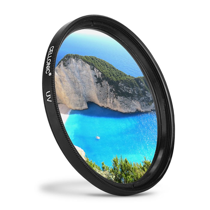 CELLONIC 77mm UV Filter for Zeiss Apo Sonnar T* 2/135 Otus 1,4/55 Touit 2,8/12 (Ø 77mm) Lens Protection Filter, Ultra Violet Clear Glass Camera Lens Haze Filter