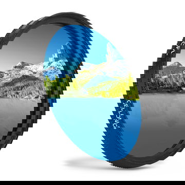 CELLONIC 49mm Polarising Filter for Ø 49mm Super Thin Screw In Circular Linear Polariser Polarised Camera Lens CPL Filter