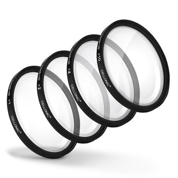 4x Close-Up Macro filters for Ø 49mm Macro Filter Set