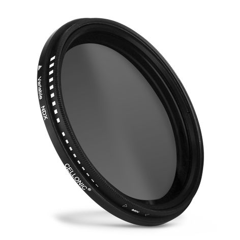 Ø 82mm Neutral-density Filter ND2-400 for Camera Lenses – Optical glass + Aluminium alloy from CELLONIC – Canon EF 16-35mm F2.8L III USM, f/2.8L II USM