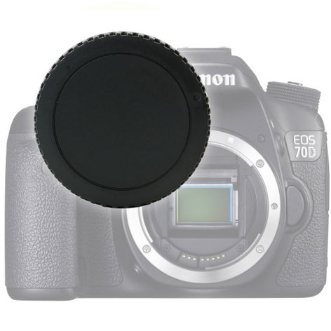 Body Cap EOS EF, EF-S Mount – Plastic Black Bayonet from CELLONIC – Canon EOS 1000D, 100D, 10D, 1100D, 11D, 1200D