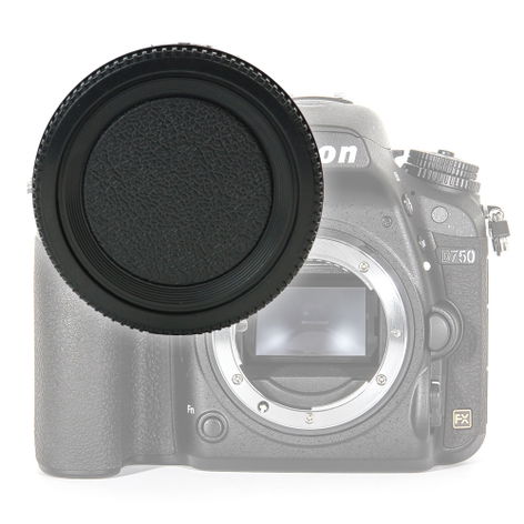 Body Cap Nikkor F Mount - AF-S AF-P AI – Plastic Black Bayonet from CELLONIC – Nikon D3300; D850; D3500; D3200; D750; D7500