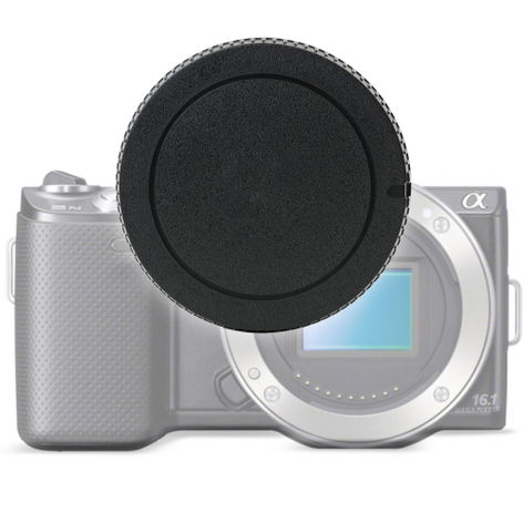 Body Cap Sony Minolta A Mount – Plastic Black Bayonet from CELLONIC – Sony Alpha 7 IV, 7R V; A7R III (ILCE-7RM3)
