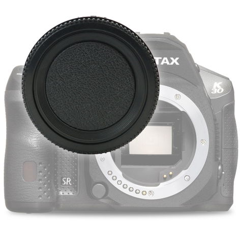 Body Cap Pentax K (PK) / Pentax SMC DA Mount – Plastic Black Bayonet from CELLONIC – Samsung GX-10; GX-1L; GX-1S; GX-20