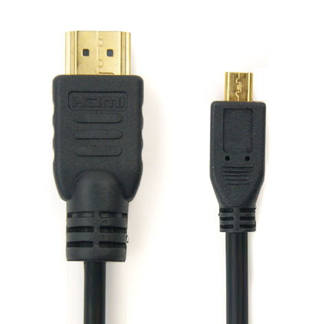 Micro HDMI Type D to Micro HDMI (Type D) Cable 150cm for Microsoft Surface RT; Tolino Tab 8.9, 7 from subtel