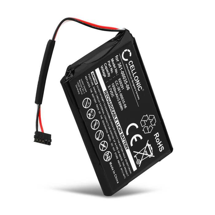 Battery for Garmin Approach G8, Garmin Edge 1000 1050mAh from CELLONIC