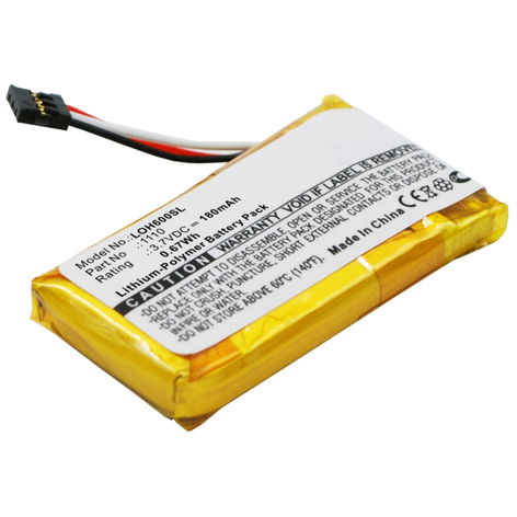 Battery for Logitech H600, H600 Headset 1110, 533-000071 (180mAh, 3.7V) from CELLONIC