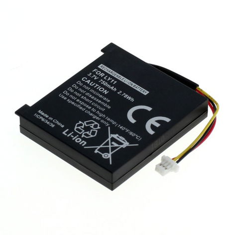Battery for Logitech G930; MX Revolution F12440097, 533-000018 (750mAh, 3.7V) from subtel