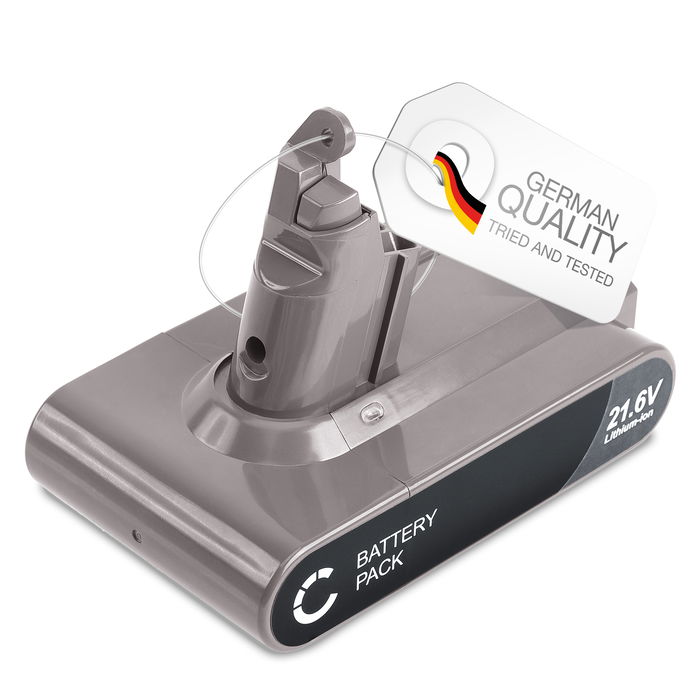 Dyson V6 Battery Replacement for V6, V6 Origin, V6 Slim Origin, Digital Slim V6, V6 Motorhead, V6 Extra, DC62, DC74, SV05 967810-21 Type B 2000mAh from CELLONIC