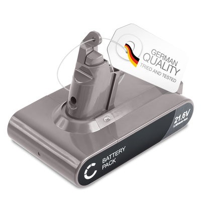 Dyson V6 Battery Replacement for V6, V6 Origin, V6 Slim Origin, Digital Slim V6, V6 Motorhead, V6 Extra, DC62, DC74, SV05 967810-21 Type B 2000mAh from CELLONIC