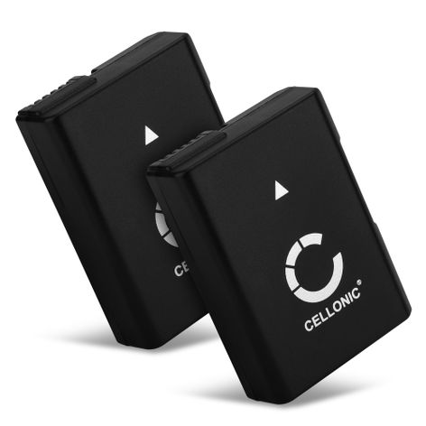 2x Battery for Nikon D3300; D3500; D3200; D3100; D5200; D5300; D5600; D3400; Df (1050mAh, 7.4V) from CELLONIC