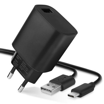 Phone Charger for ZTE Axon 7 / Axon 7 mini / ZMax Pro / Axon 9 Pro / Nubia M2 / Blade V10 / Nubia Z18 / Nubia Z17 mini (USB-C) USB C Type C Smartphone Charging Cable UK Adapter Power Supply 1m Lead 15W 3A USB Cable
