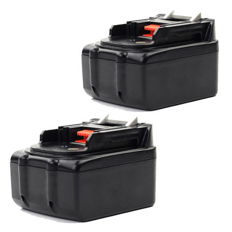 2x Battery for Makita DMR110; BMR100; DMR108; BMR102; DCM501 BL1415, BL1430, BL1450, BL1440, 194065-3 (3000mAh, 14.4V) from CELLONIC