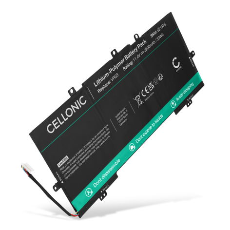 Battery for HP Envy 13, 13T, 13-D, 13-d010 Serie VR03XL (2900mAh, 11.4V) from CELLONIC