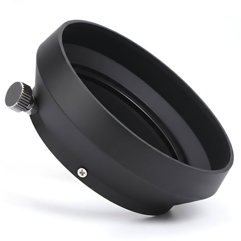Lens Hood LH-48, LH48B – Cylindrical / Round, Metal, Bayonet from CELLONIC – Olympus M.Zuiko Digital 17mm f/1.8 ED