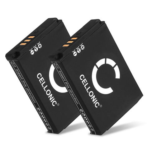 2x Battery for Parrot Zik 3.0, 2.0 MH46671, 1ICP7/28/35 (750mAh, 3.7V) from CELLONIC